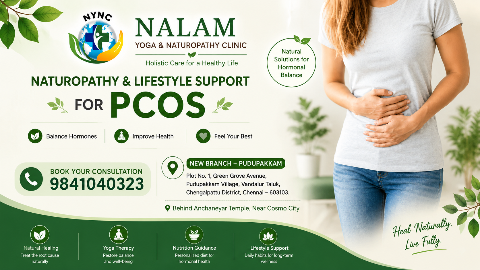 Naturopathy & Lifestyle support for PCOS