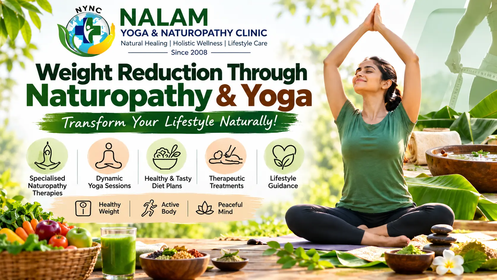 Weight Reduction Through Naturopathy &; Yoga – Transform Your Lifestyle Naturally!