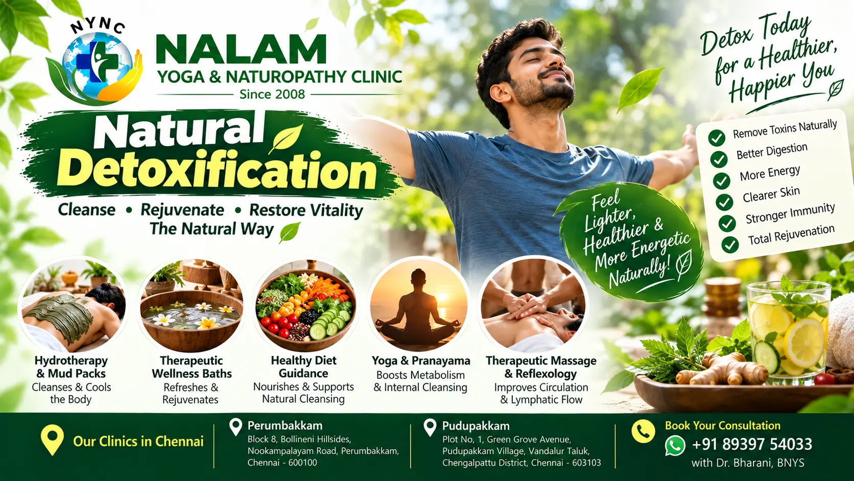 Natural Body Detox & Rejuvenation Through Naturopathy in Chennai