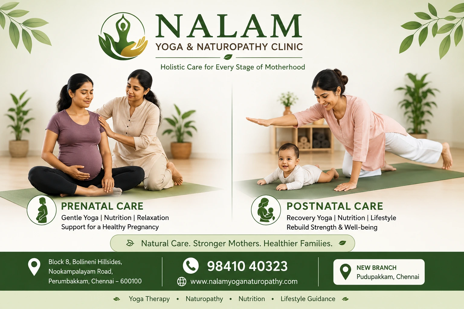 Pre-Natal & Post-Natal Yoga & Wellness Care in Chennai